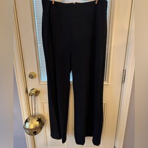 Elegant Black Wide Leg Women's Pants
